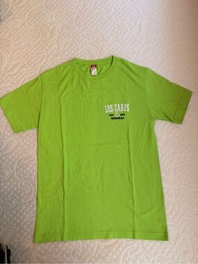 Los Cabos Lime Green Graphic Tee